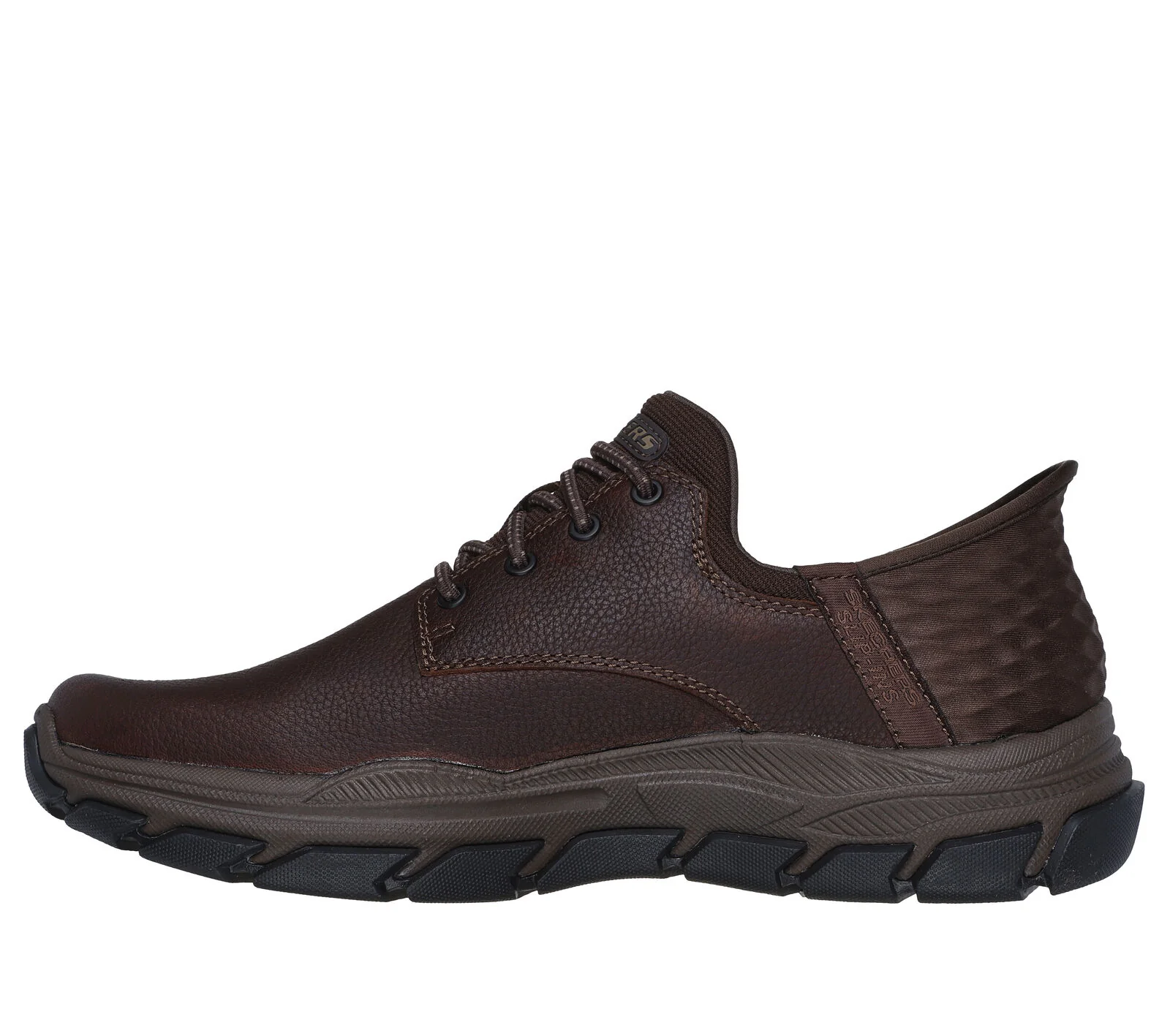 MEN'S SKECHERS SLIP-INS: RESPECTED - GARRETT | RED / BROWN - Image 2