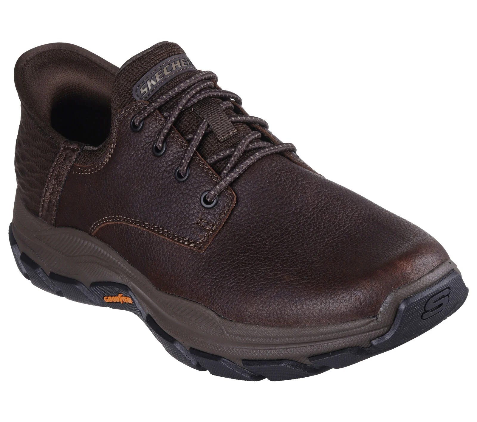 MEN'S SKECHERS SLIP-INS: RESPECTED - GARRETT | RED / BROWN - Image 3