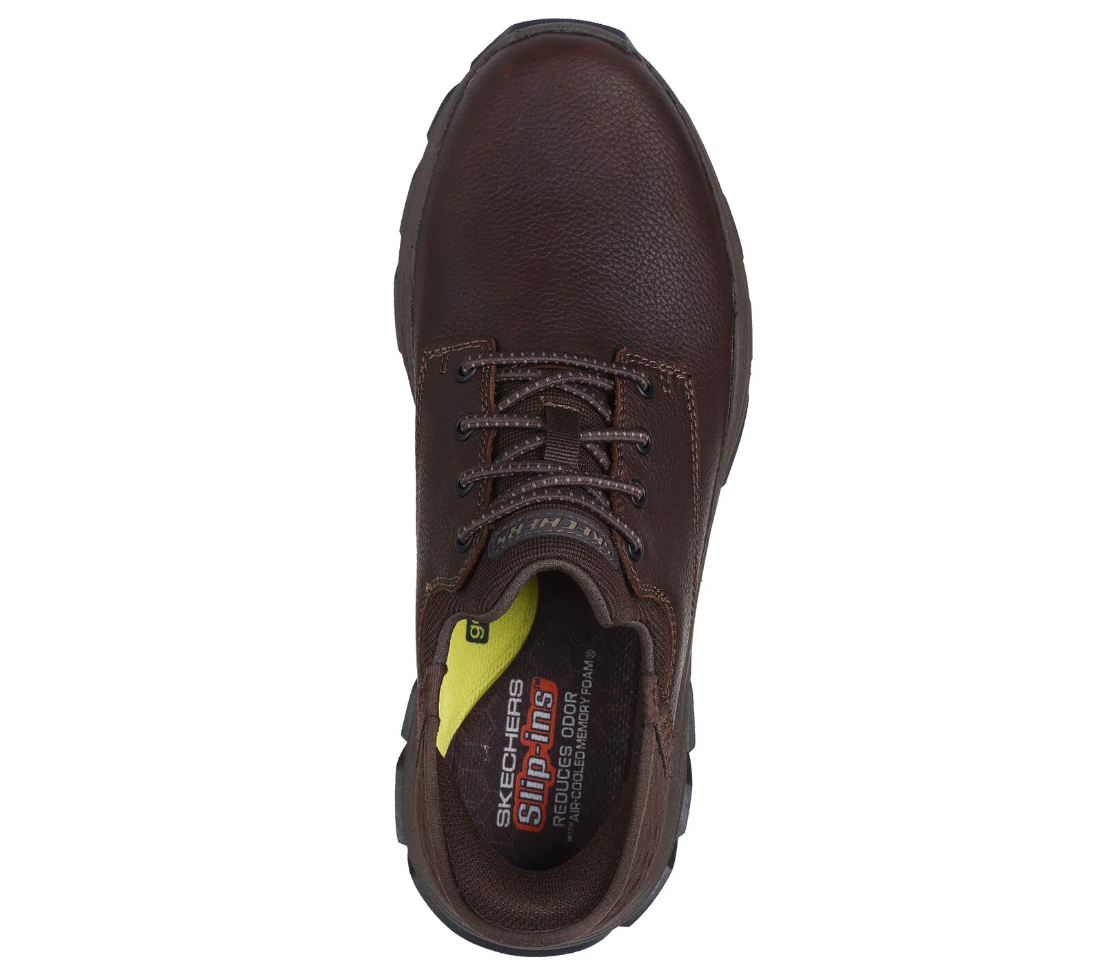 MEN'S SKECHERS SLIP-INS: RESPECTED - GARRETT | RED / BROWN - Image 4