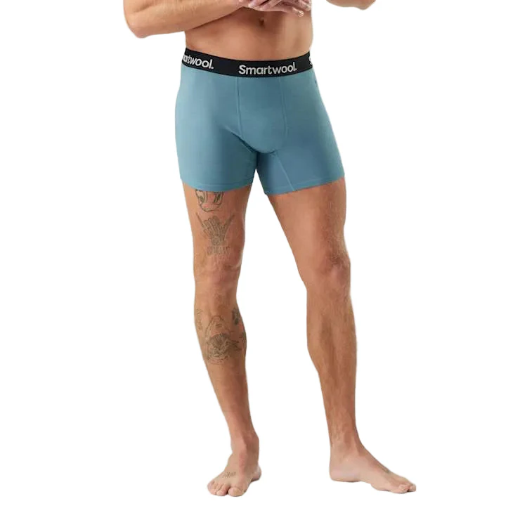 MEN'S SMARTWOOL ACTIVE BOXER BRIEF | DUSTY TEAL - Image 2