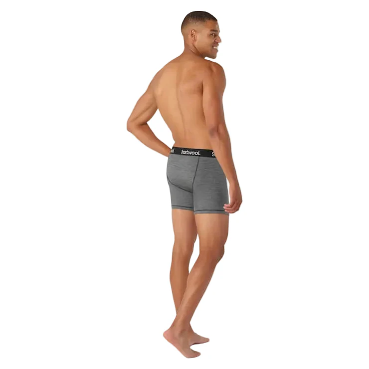MEN'S SMARTWOOL ACTIVE BOXER BRIEF | MEDIUM GRAY HEATHER - Image 3