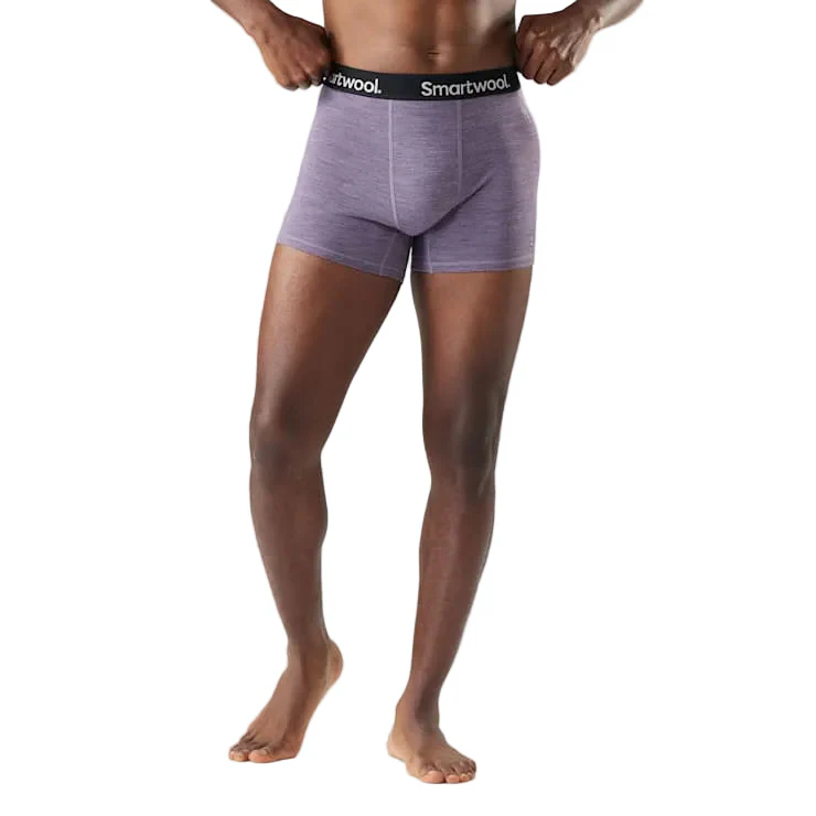 MEN'S SMARTWOOL ACTIVE BOXER BRIEF | PURPLE STORM HEATHER - Image 2
