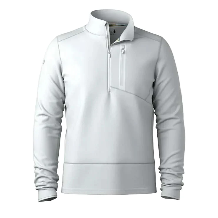 MEN'S SMARTWOOL ACTIVE FLEECE WIND 1/2 ZIP | STORM GRAY - Image 3