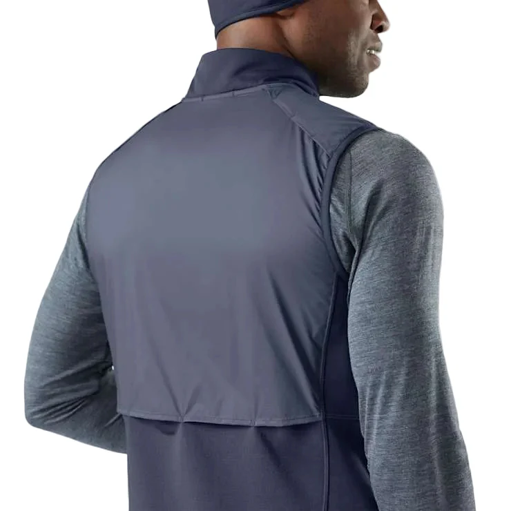 MEN'S SMARTWOOL ACTIVE FLEECE WIND INSULATED VEST | DEEP NAVY - Image 3