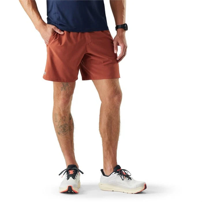MEN'S SMARTWOOL ACTIVE LINED 7" SHORT | BURNT SIENNA - Image 2
