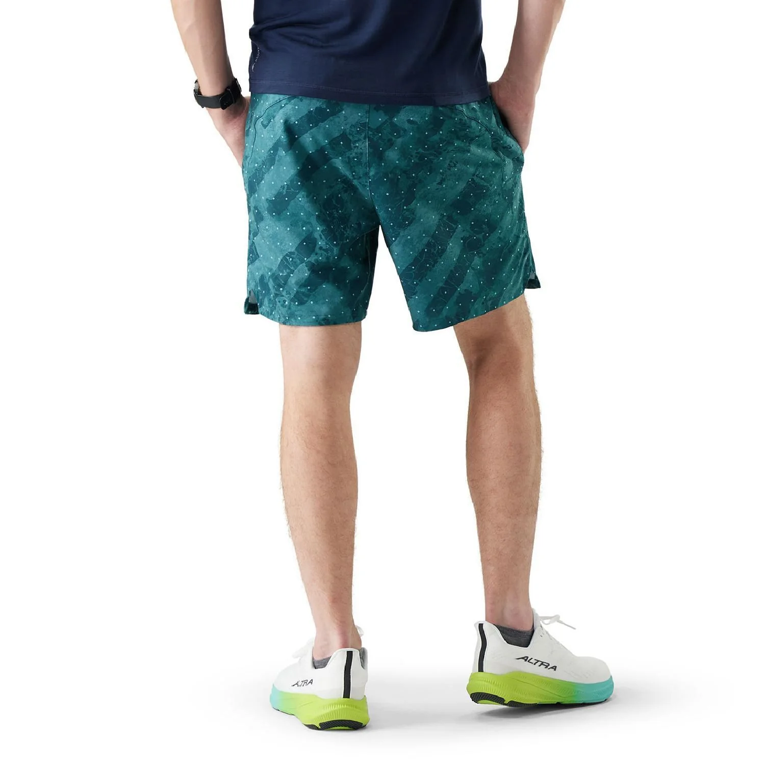 MEN'S SMARTWOOL ACTIVE LINED 7" SHORT | MINERAL BLUE SHALE - Image 2