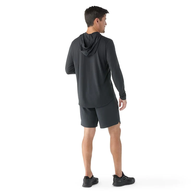 MEN'S SMARTWOOL ACTIVE MESH HOODIE | BLACK - Image 2
