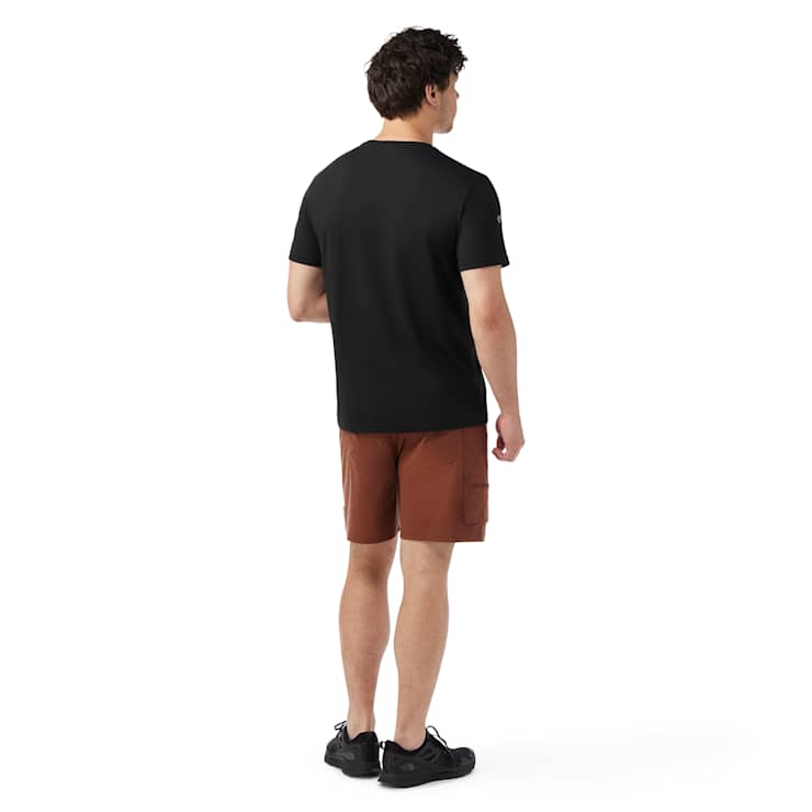 MEN'S SMARTWOOL ACTIVE SHORT SLEEVE | BLACK - Image 2