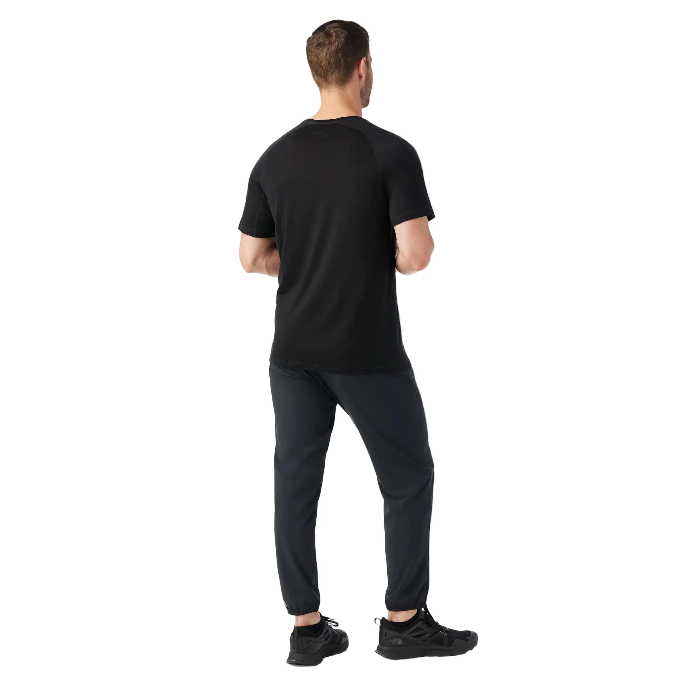 MEN'S SMARTWOOL ACTIVE ULTRALIGHT SHORT SLEEVE | BLACK - Image 2