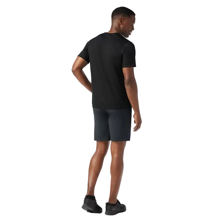 MEN'S SMARTWOOL MERINO SHORT SLEEVE TEE | BLACK - Image 2