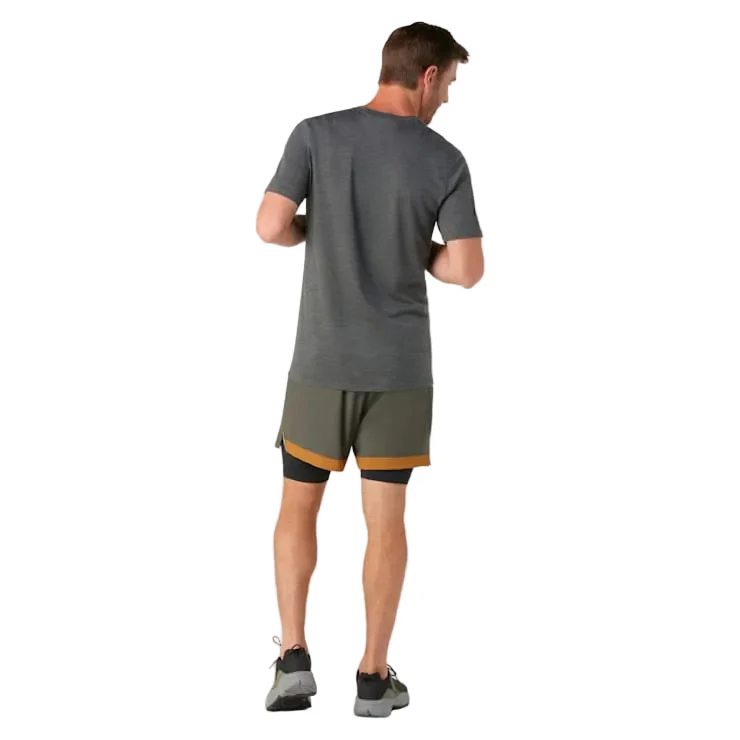 MEN'S SMARTWOOL MERINO SHORT SLEEVE TEE | IRON HEATHER - Image 2