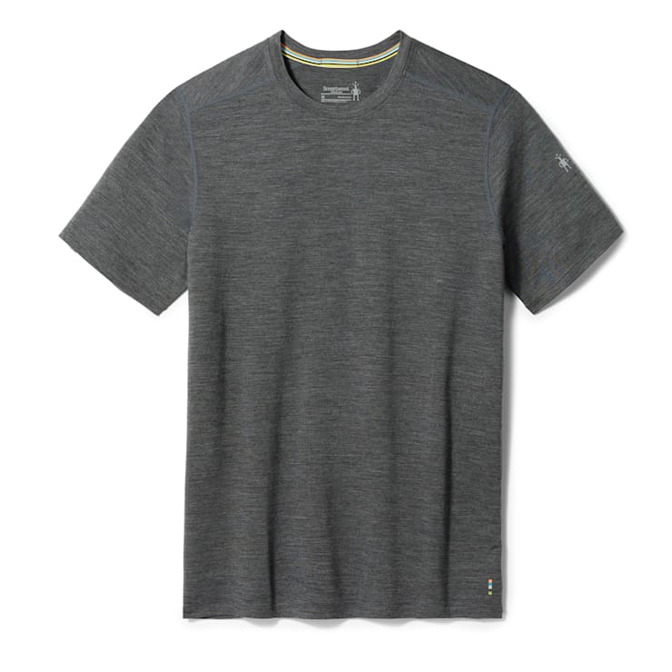 MEN'S SMARTWOOL MERINO SHORT SLEEVE TEE | IRON HEATHER - Image 3