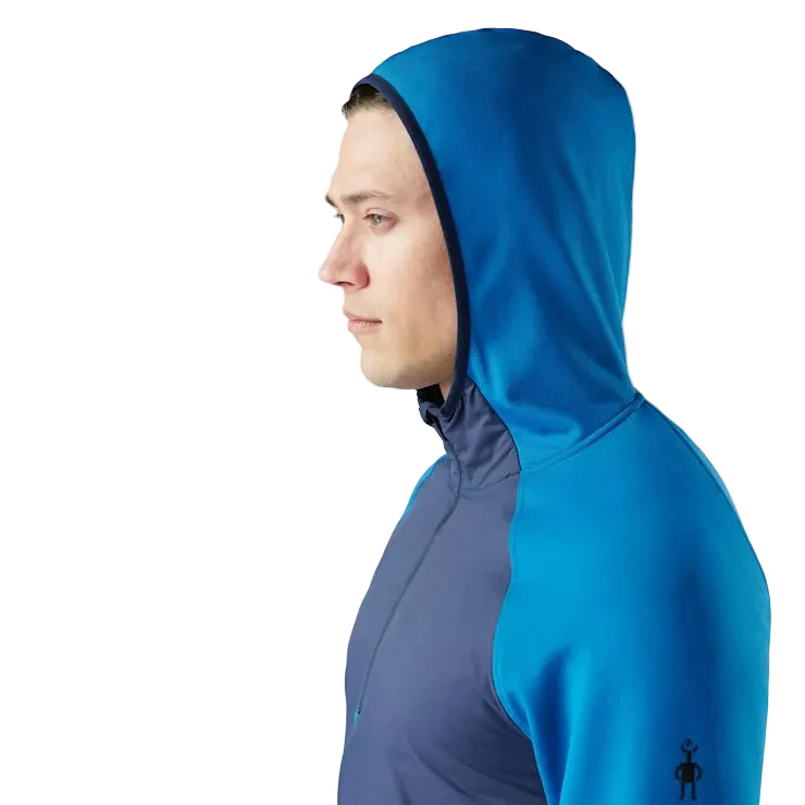 MEN'S SMARTWOOL SMARTLOFT HALF ZIP HOODIE | NIVAL BLUE - Image 4