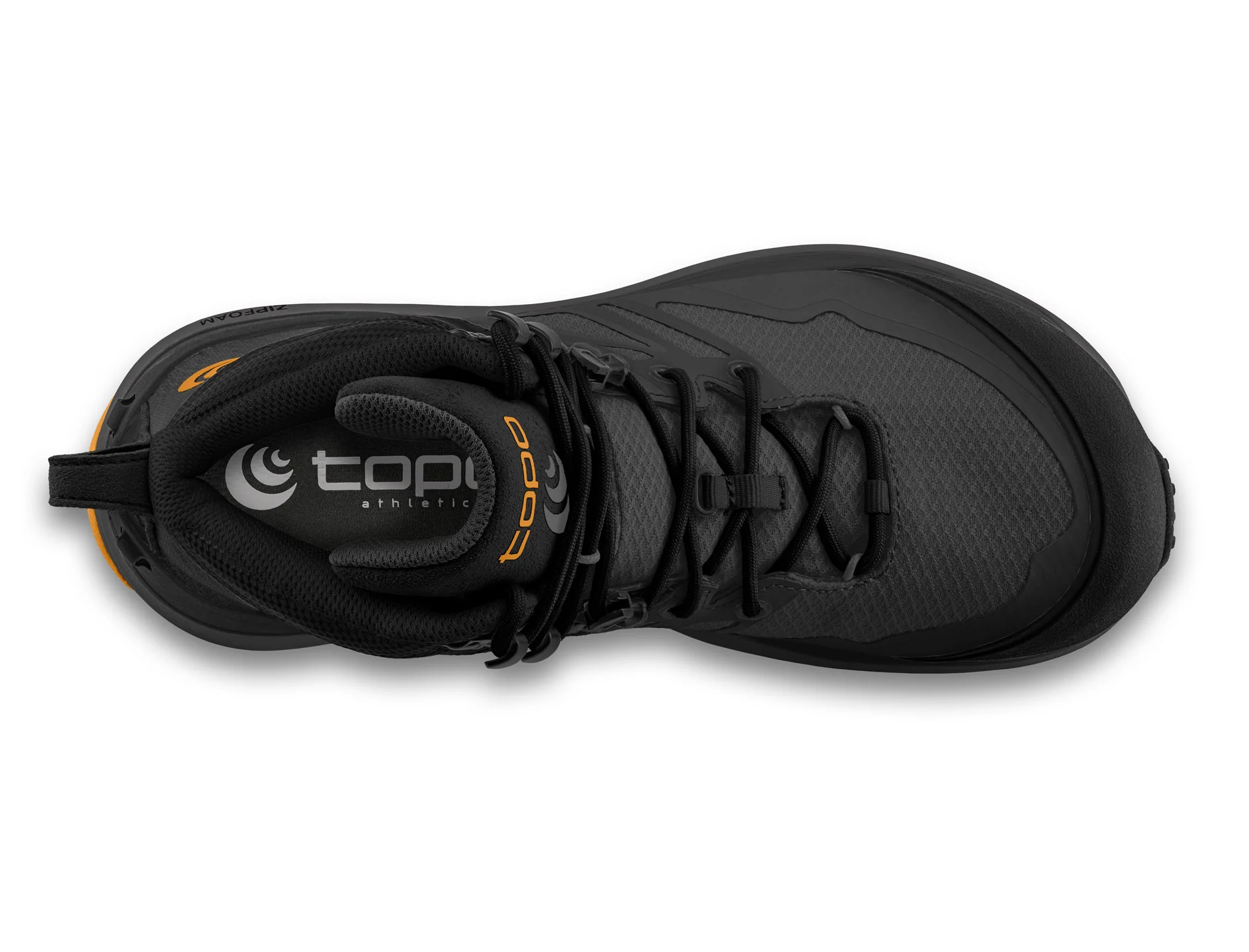MEN'S TOPO TRAILVENTURE 2 WATERPROOF BOOT | CHARCOAL / ORANGE - Image 2