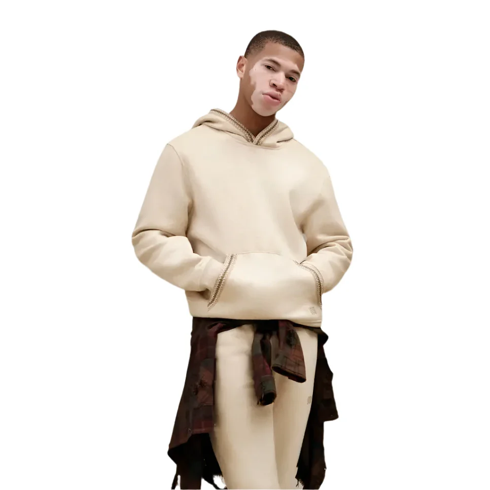 MEN'S UGG TASMAN HOODIE | CARIBOU HEATHER - Image 3