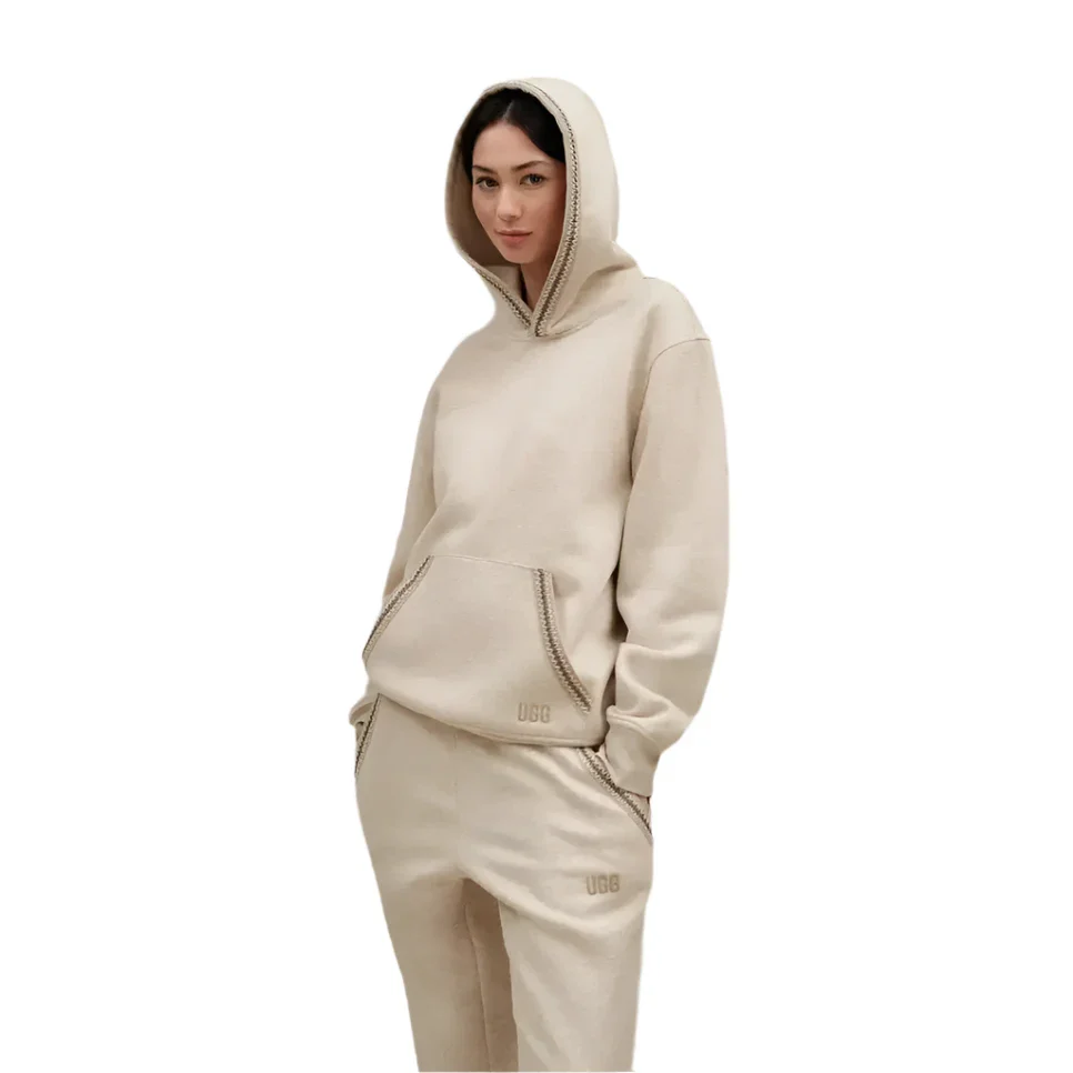 MEN'S UGG TASMAN HOODIE | CARIBOU HEATHER - Image 5