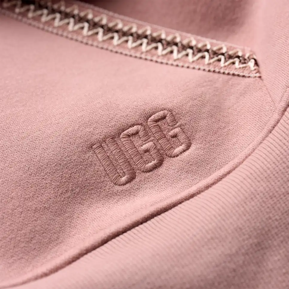 MEN'S UGG TASMAN HOODIE | DUSTY ROSE - Image 3