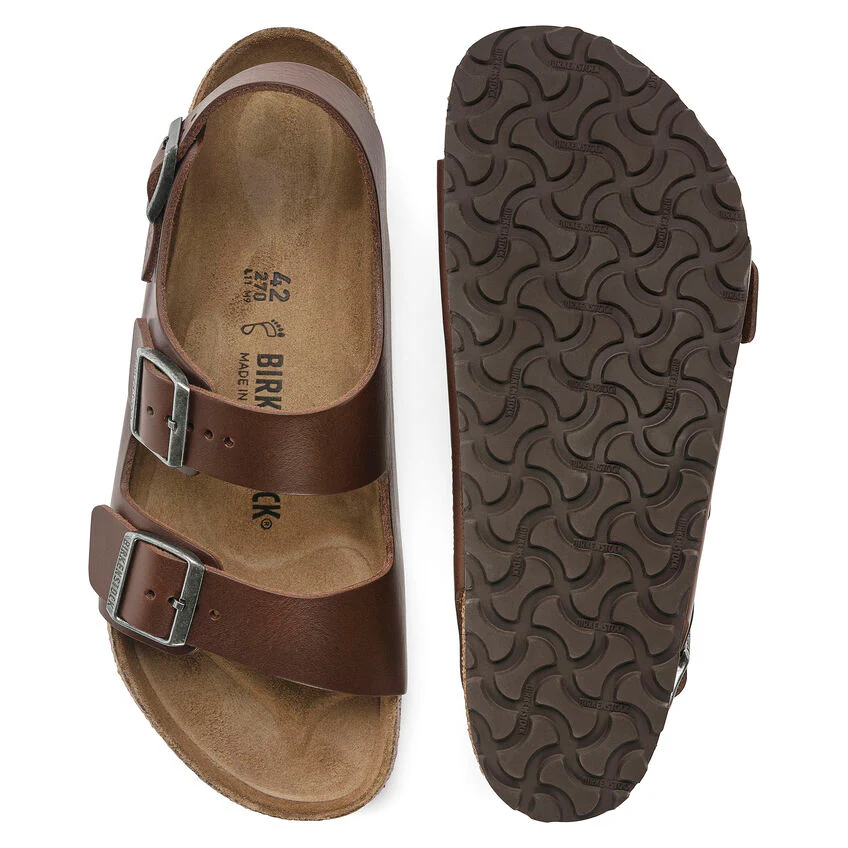 MEN'S BIRKENSTOCK MILANO GRIP | VINTAGE ROAST LEATHER - Image 9