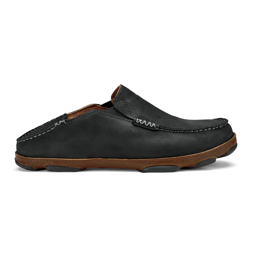 MEN'S OLUKAI MOLOA | BLACK / TOFFEE - Image 4