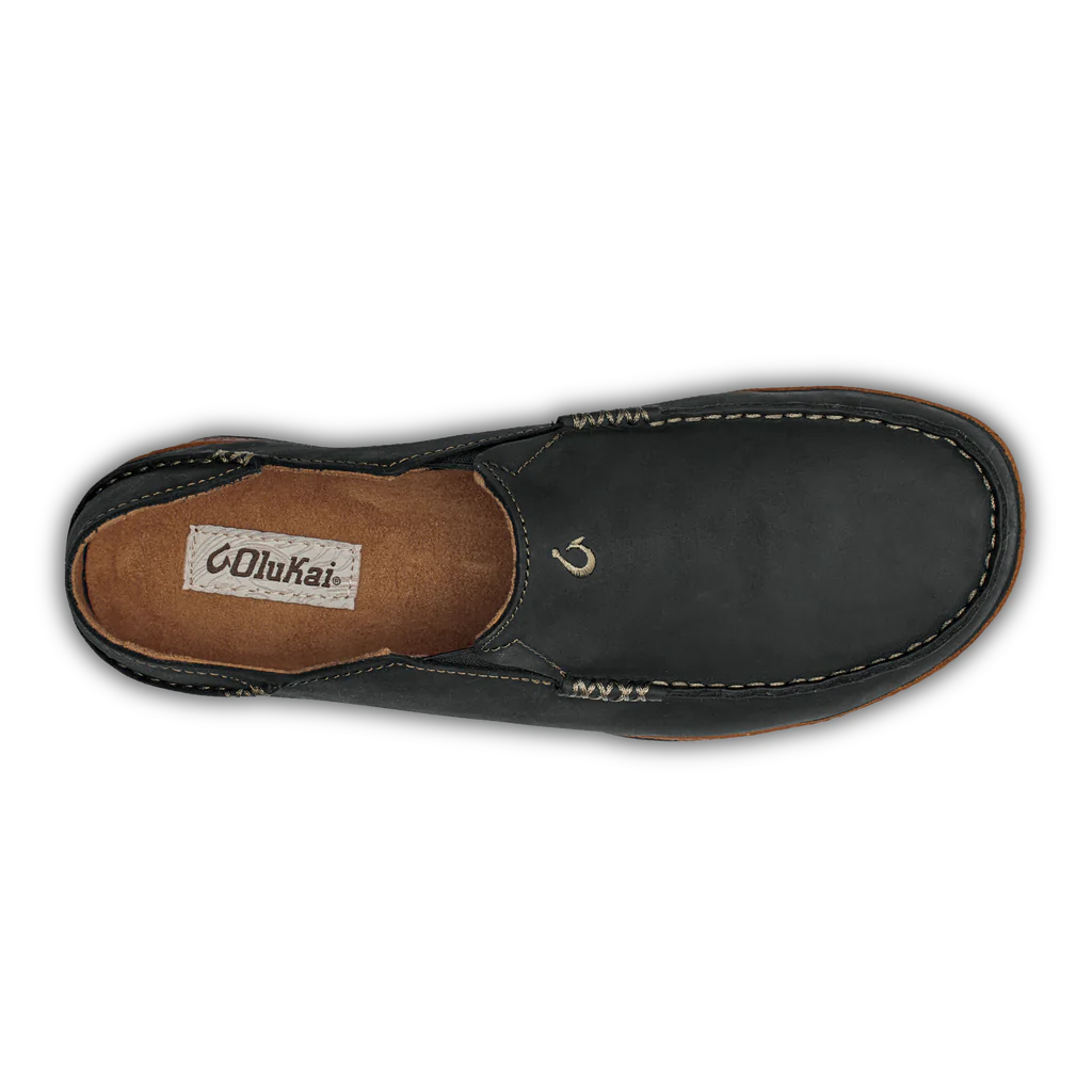 MEN'S OLUKAI MOLOA | BLACK / TOFFEE - Image 5