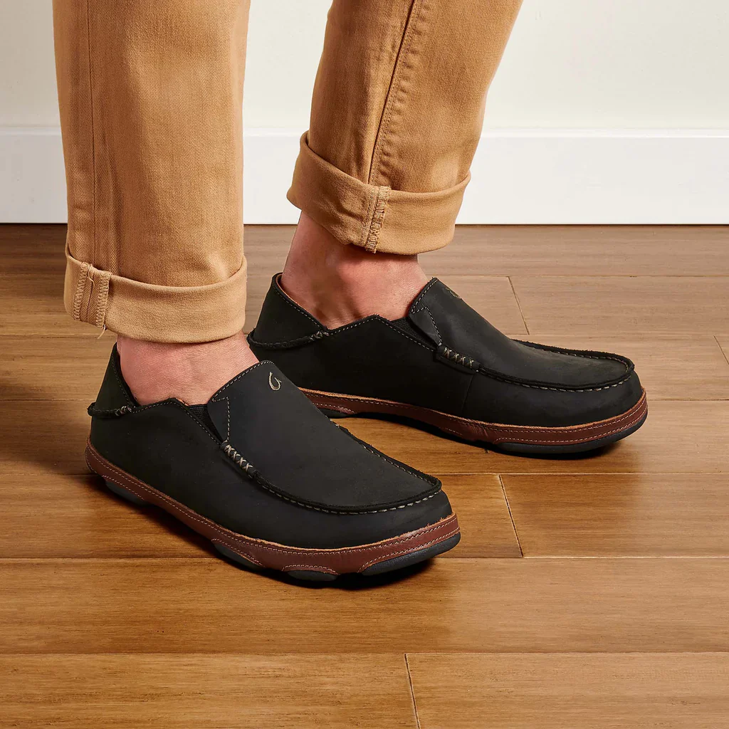 MEN'S OLUKAI MOLOA | BLACK / TOFFEE - Image 8