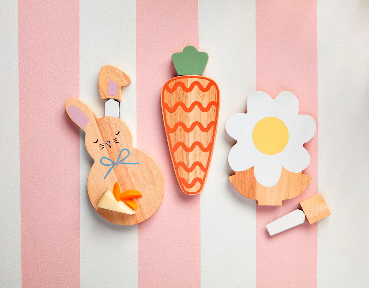 MUDPIE MAGNETIC CARROT CHEESE BOARD | WOOD - Image 2