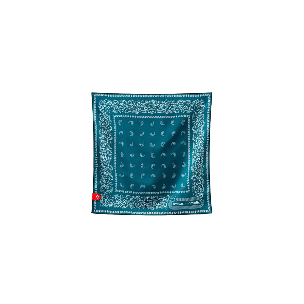 NOMADIX X BROOKS BANDANA TOWEL | PAISLEY TEAL OCEAN