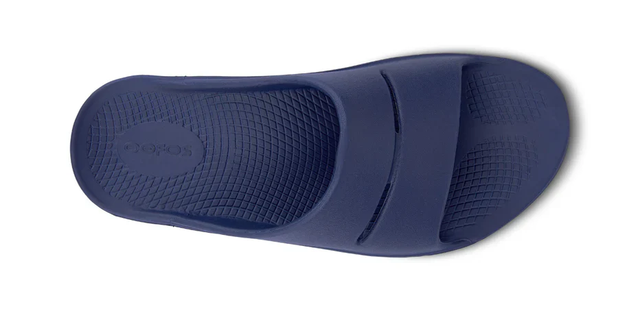 UNISEX OOFOS OOAHH SLIDE | NAVY - Image 4