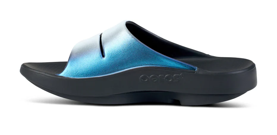 WOMEN'S OOFOS OOAHH LUXE SLIDE | FROST - Image 3