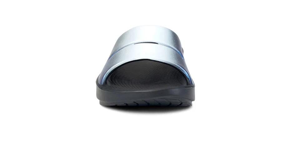 WOMEN'S OOFOS OOAHH LUXE SLIDE | FROST - Image 5