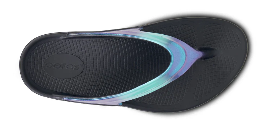 WOMEN'S OOFOS OOMEGA OOLALA LUXE SANDAL | ATLANTIS - Image 5