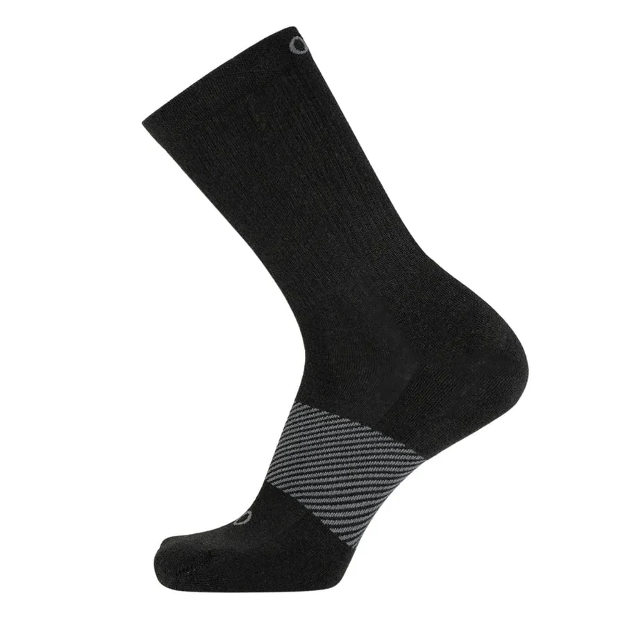 OS1ST MERINO WOOL WICKED COMFORT CREW SOCKS | BLACK - Image 2
