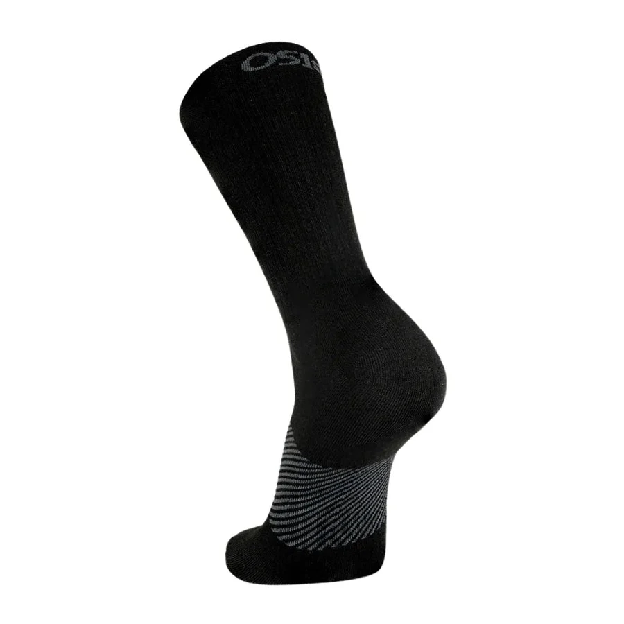 OS1ST MERINO WOOL WICKED COMFORT CREW SOCKS | BLACK - Image 3