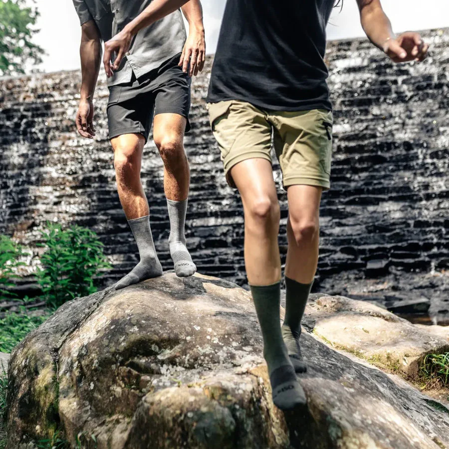 OS1ST MERINO WOOL WICKED COMFORT CREW SOCKS | HUNTER - Image 4