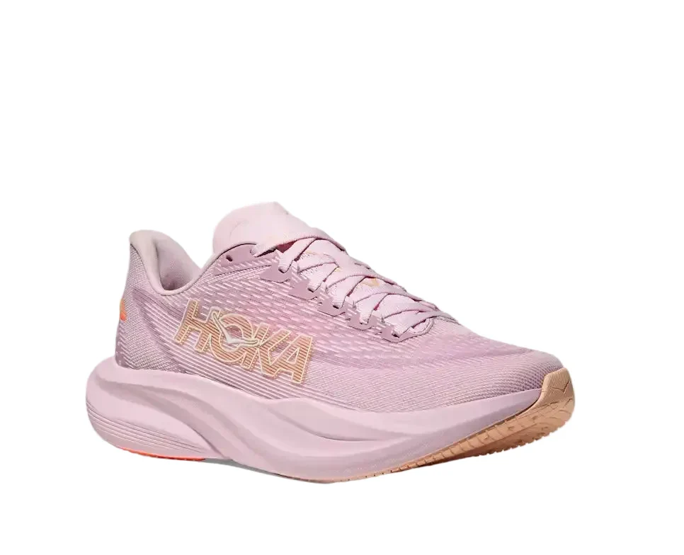 WOMEN'S HOKA MACH 7 | LILAC | CREAM | TANGERINE | GLOW - Image 4
