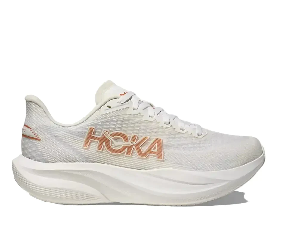 WOMEN'S HOKA MACH 7 | FROST | ROSE | GOLD