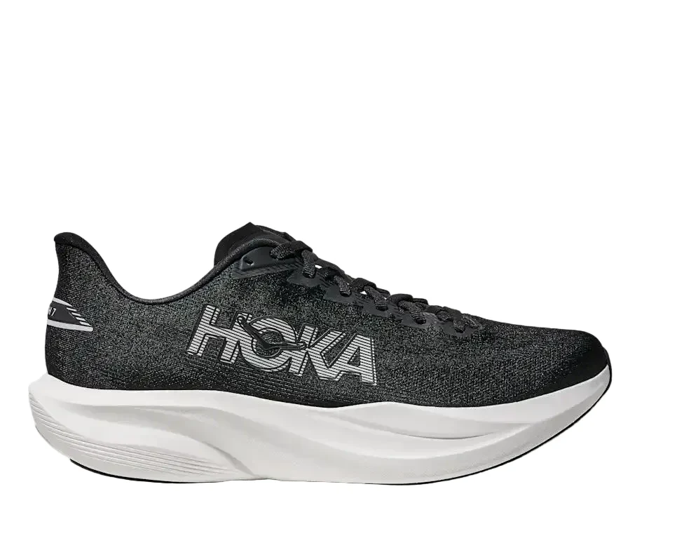 WOMEN'S HOKA MACH 7 | BLACK | WHITE