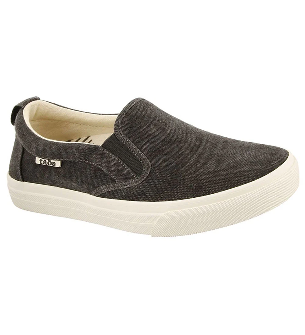WOMEN'S TAOS RUBBER SOUL CANVAS SNEAKER | CHARCOAL WASH - Image 2