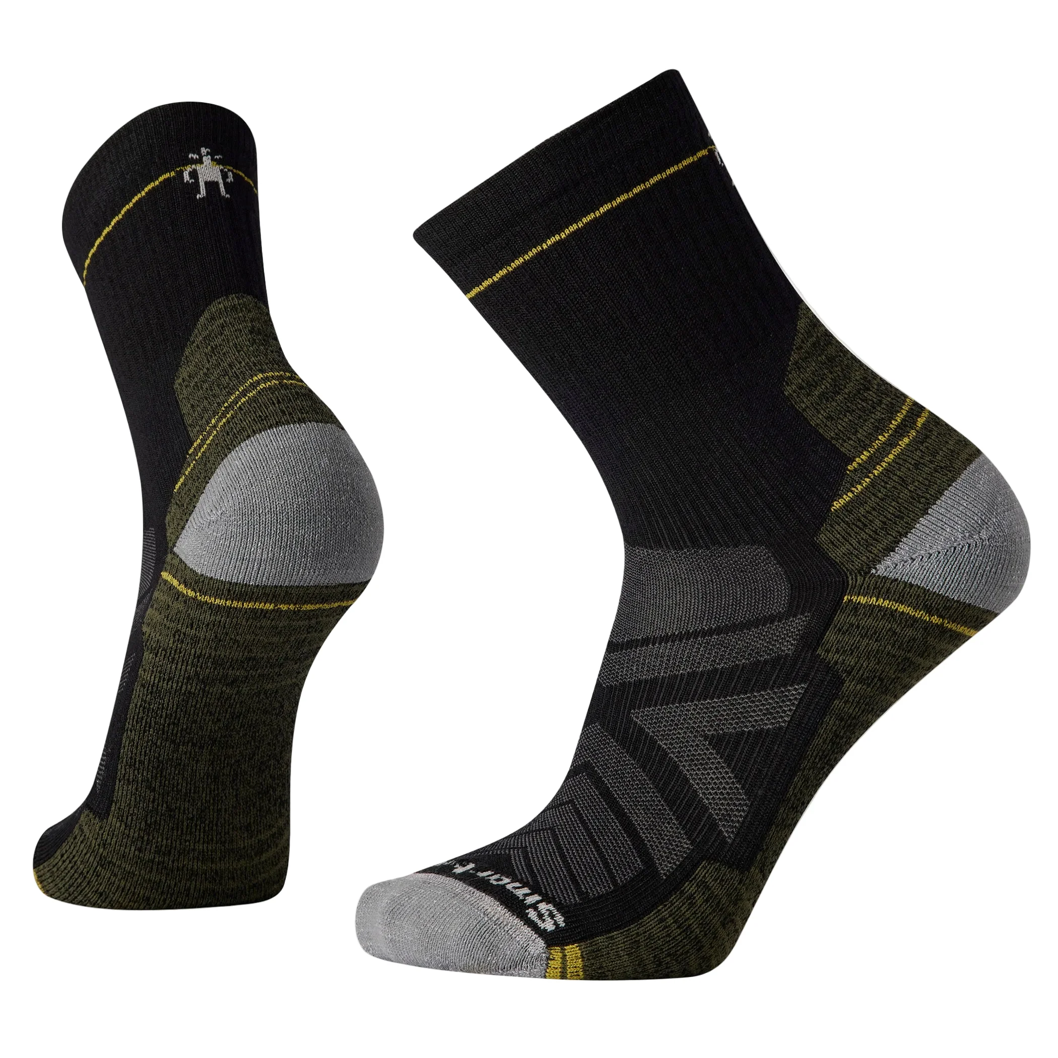 SMARTWOOL HIKE LIGHT CUSHION CREW | BLACK