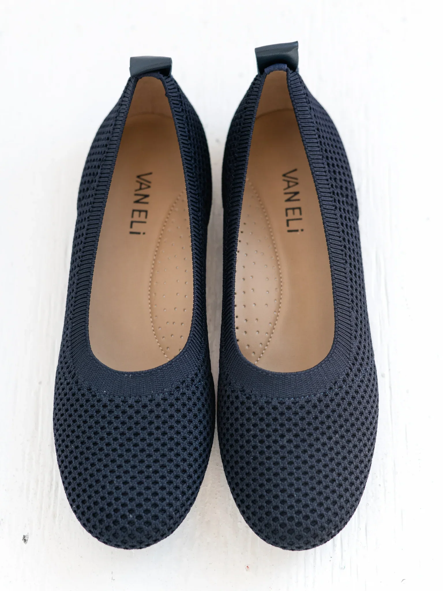 WOMEN'S VANELI SUVI  KNIT FLAT | NAVY - Image 5
