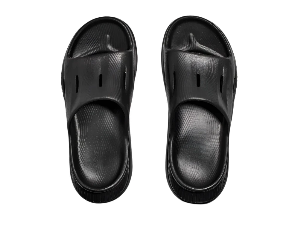 UNISEX HOKA ORA RECOVERY SLIDE 3 | BLACK / BLACK - Image 6