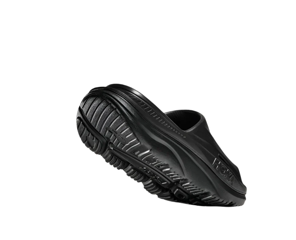 UNISEX HOKA ORA RECOVERY SLIDE 3 | BLACK / BLACK - Image 7