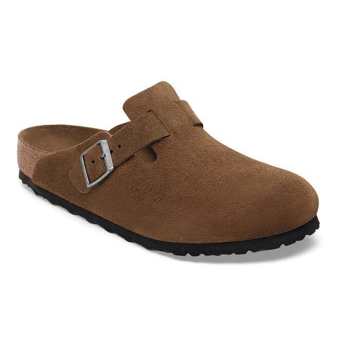 UNISEX BIRKENSTOCK BOSTON SOFT FOOTBED | DARK TEA TONAL - Image 2