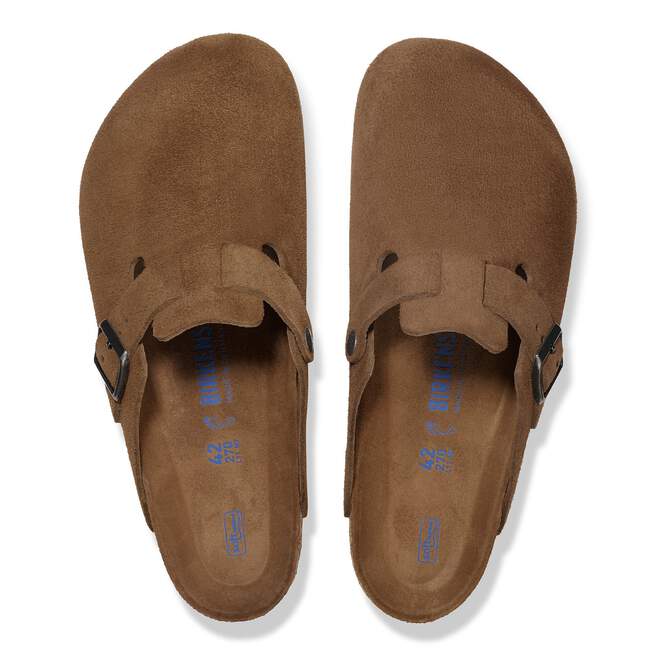 UNISEX BIRKENSTOCK BOSTON SOFT FOOTBED | DARK TEA TONAL - Image 3