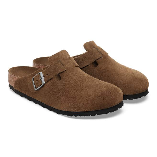 UNISEX BIRKENSTOCK BOSTON SOFT FOOTBED | DARK TEA TONAL - Image 4