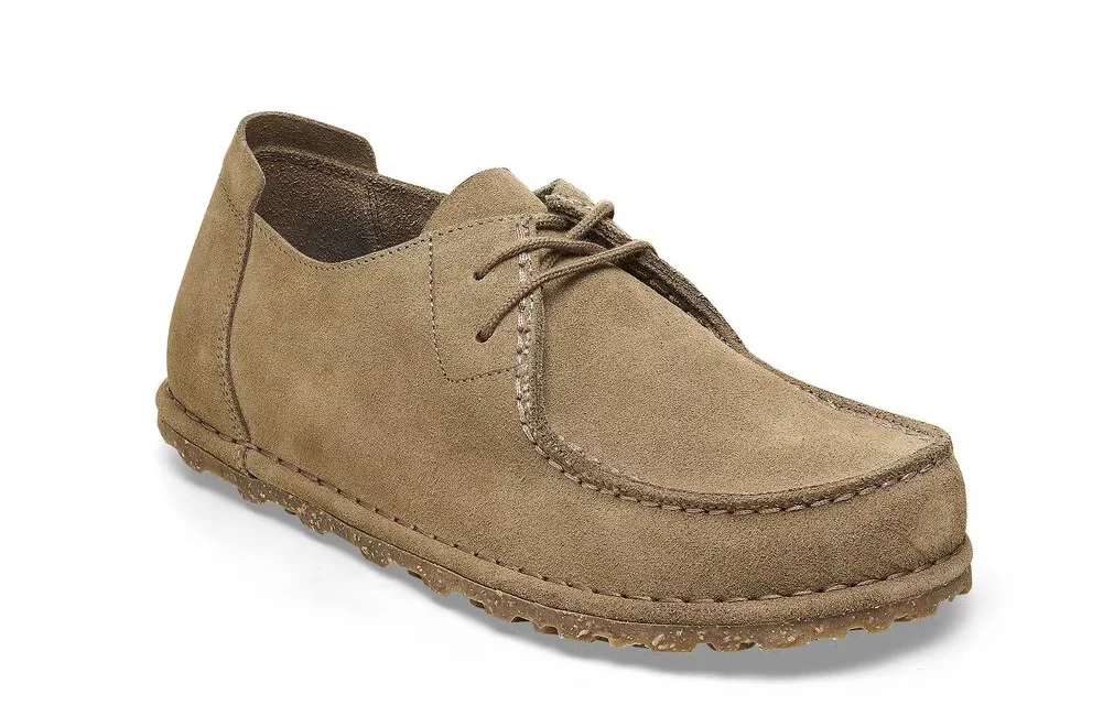 UNISEX BIRKENSTOCK UTTI LACE | GRAY TAUPE SUEDE LEATHER - Image 3