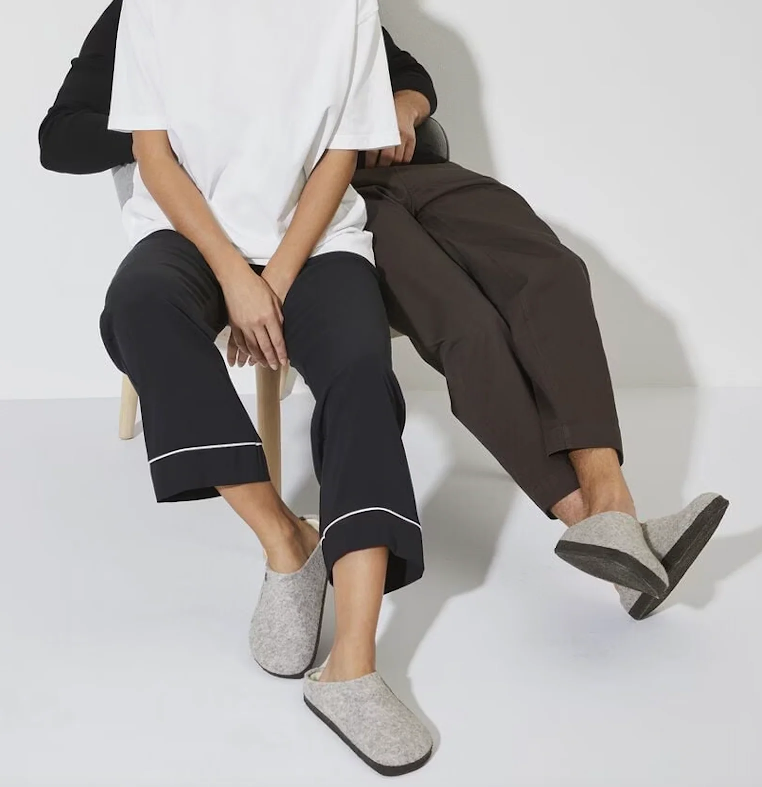 UNISEX BIRKENSTOCK ZERMATT RIVET SHEARLING | LIGHT GRAY - Image 2