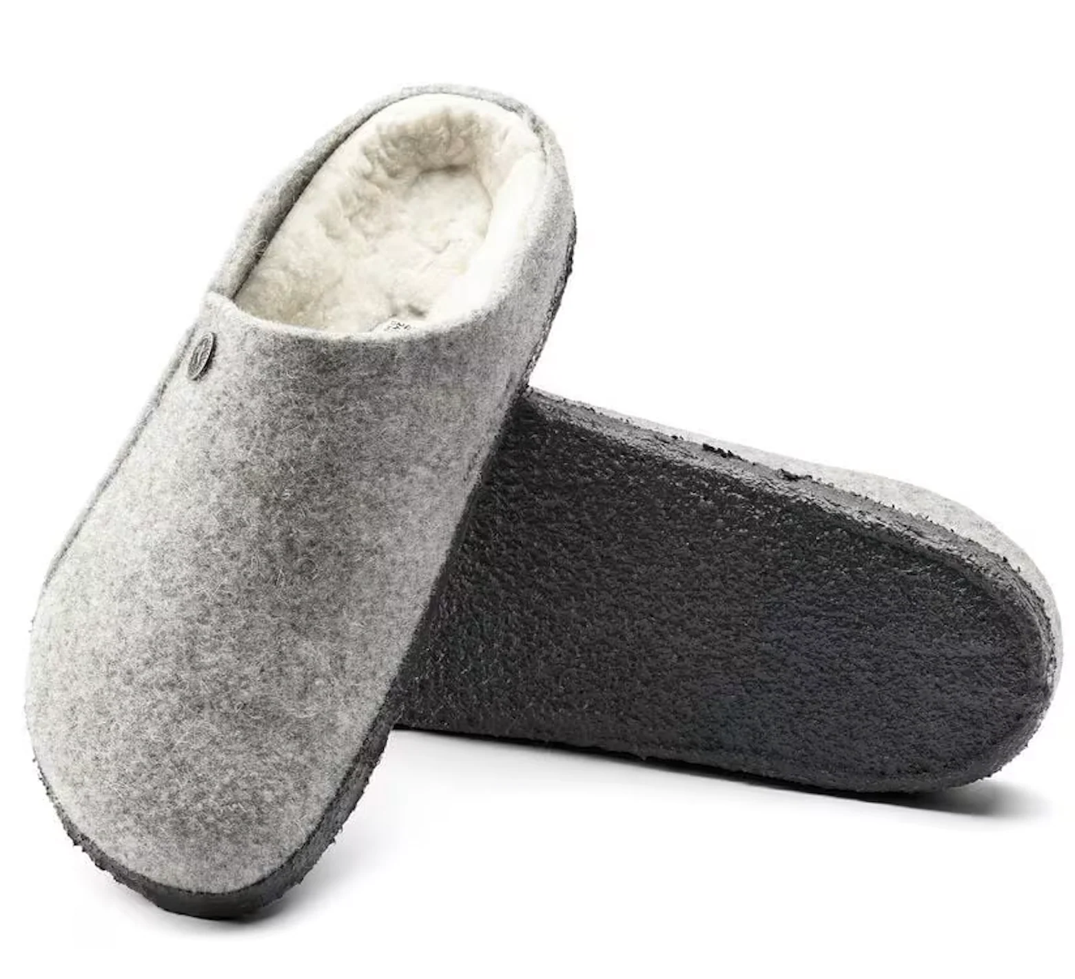 UNISEX BIRKENSTOCK ZERMATT RIVET SHEARLING | LIGHT GRAY - Image 5