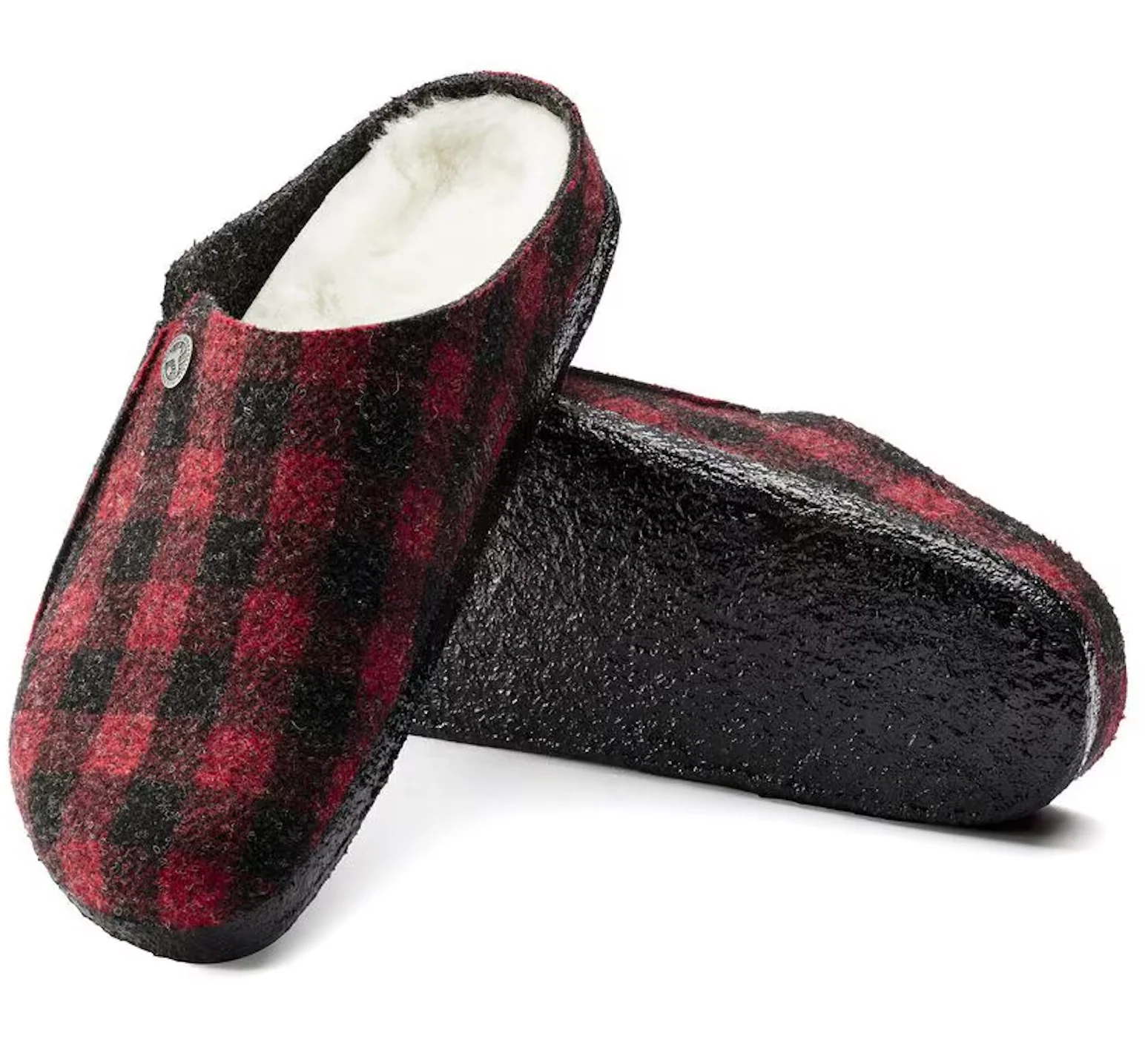 UNISEX BIRKENSTOCK ZERMATT RIVET SHEARLING | PLAID RED - Image 5