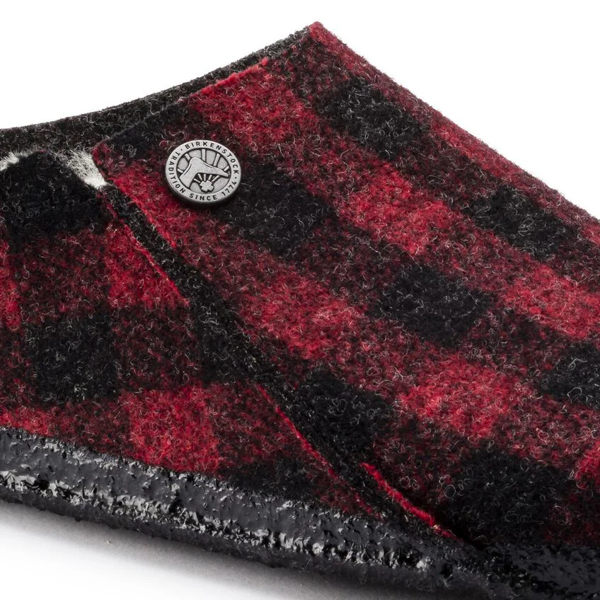 UNISEX BIRKENSTOCK ZERMATT RIVET SHEARLING | PLAID RED - Image 6